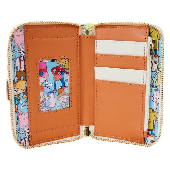 Nickelodeon Hey Arnold! Sunset Arms Boarding House Zip Around Wallet - Picture 4 of 4